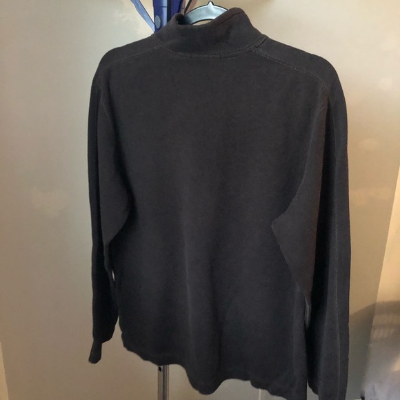 Banana Republic Quarter-Zip Brown Sweater Size L - Picture 4 of 8